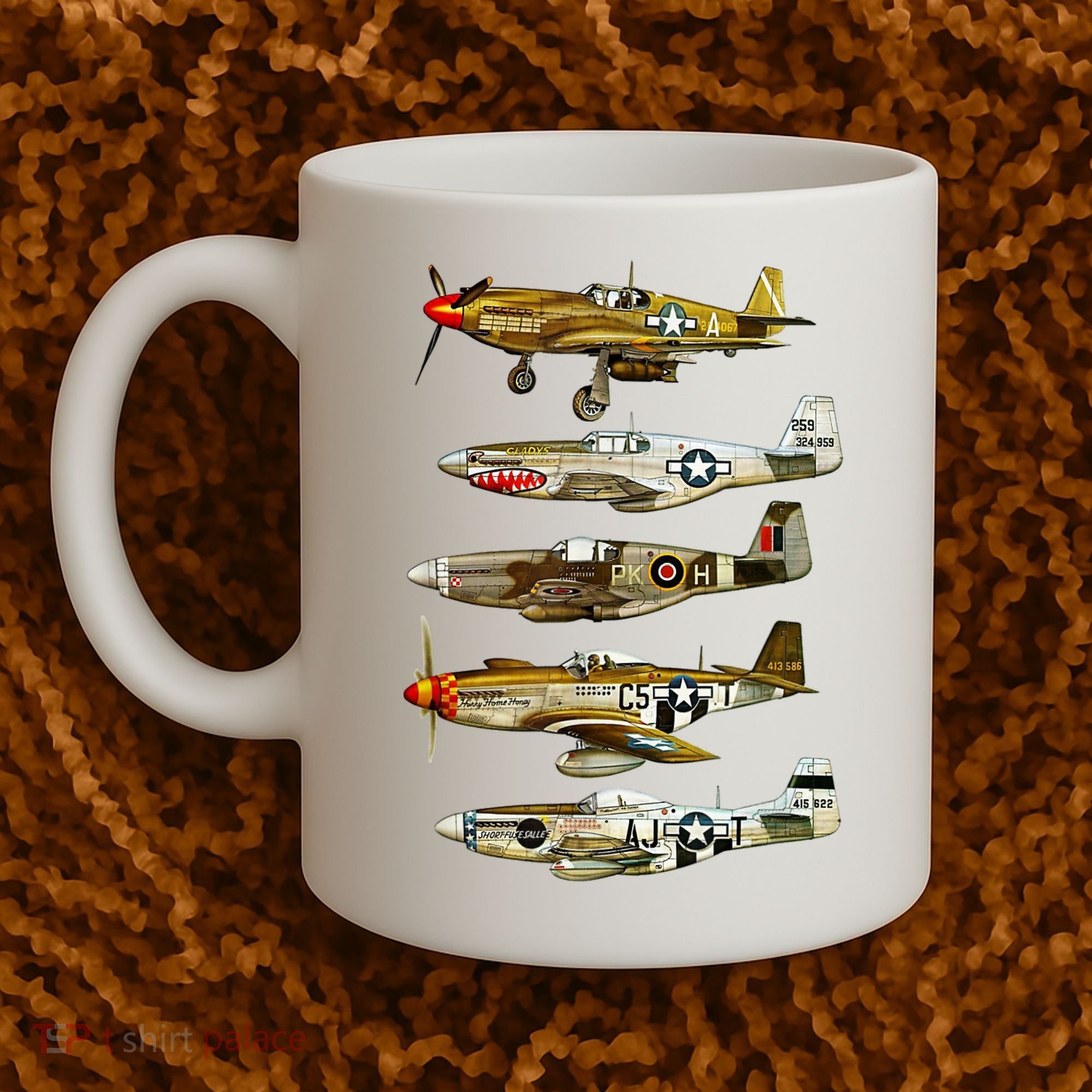 North American P51 Mustang WW2 Fighter Coffee Mug