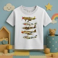 North American P51 Mustang WW2 Fighter Toddler T-Shirt thumb 3