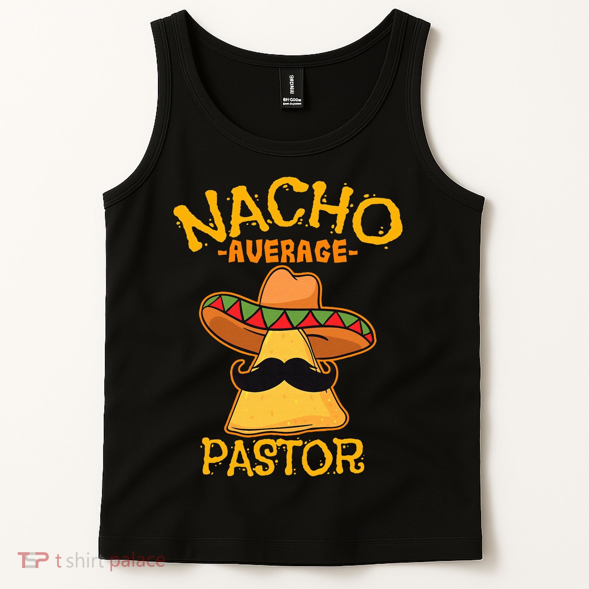 Nacho Average Pastor Preacher Religious Leader Cinco De Mayo Tank Top