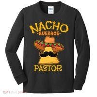 Nacho Average Pastor Preacher Religious Leader Cinco De Mayo Kids Long Sleeve Shirt thumb 0