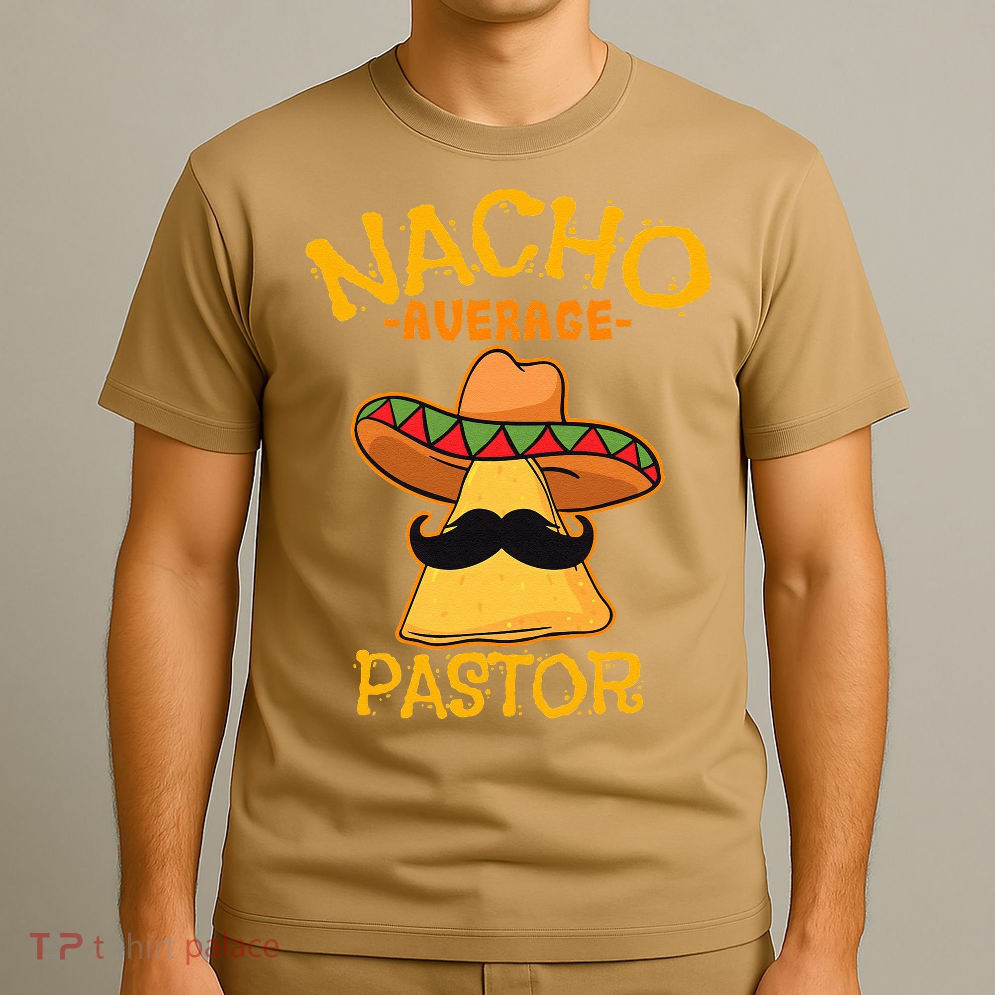 Nacho Average Pastor Preacher Religious Leader Cinco De Mayo T-Shirt
