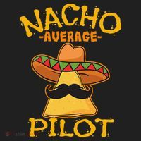 Nacho Average Pilot Aviator Flight Captain Cinco De Mayo Beanie thumb 2