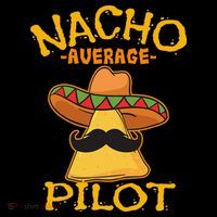 Nacho Average Pilot Aviator Flight Captain Cinco De Mayo Kids Hoodie thumb 5