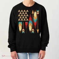 Native American Pride Usa Flag Women's Sweatshirt thumb 0