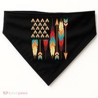 Native American Pride Usa Flag USA-Made Doggie Bandana thumb 0