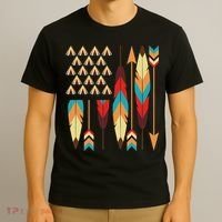 Native American Pride Usa Flag T-Shirt thumb 3