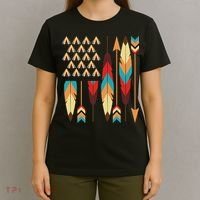 Native American Pride Usa Flag T-Shirt thumb 4