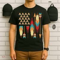 Native American Pride Usa Flag T-Shirt thumb 6
