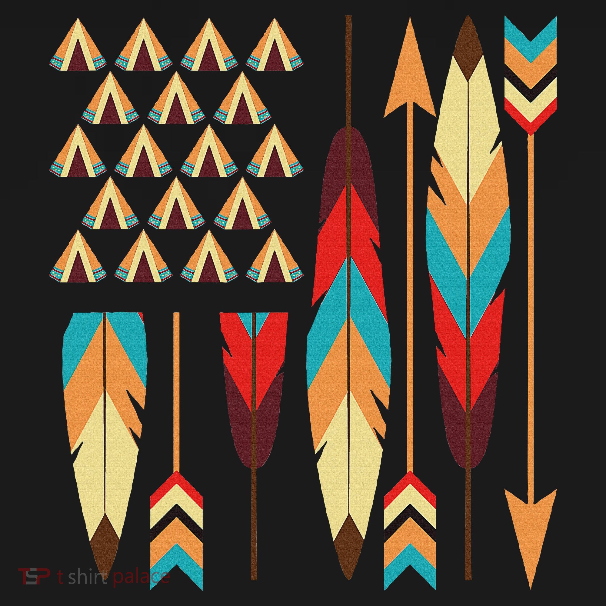 Native American Pride Usa Flag Backpack