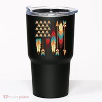 Native American Pride Usa Flag Tumbler thumb 0