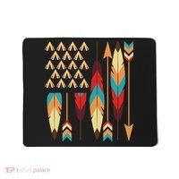 Native American Pride Usa Flag Mousepad thumb 0
