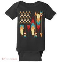 Native American Pride Usa Flag Baby Bodysuit thumb 0