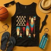Native American Pride Usa Flag Tank Top thumb 4