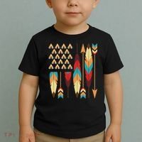Native American Pride Usa Flag Toddler T-Shirt thumb 2