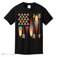 Native American Pride Usa Flag Kids T-Shirt thumb 0