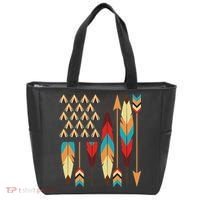 Native American Pride Usa Flag Tote Bag thumb 0