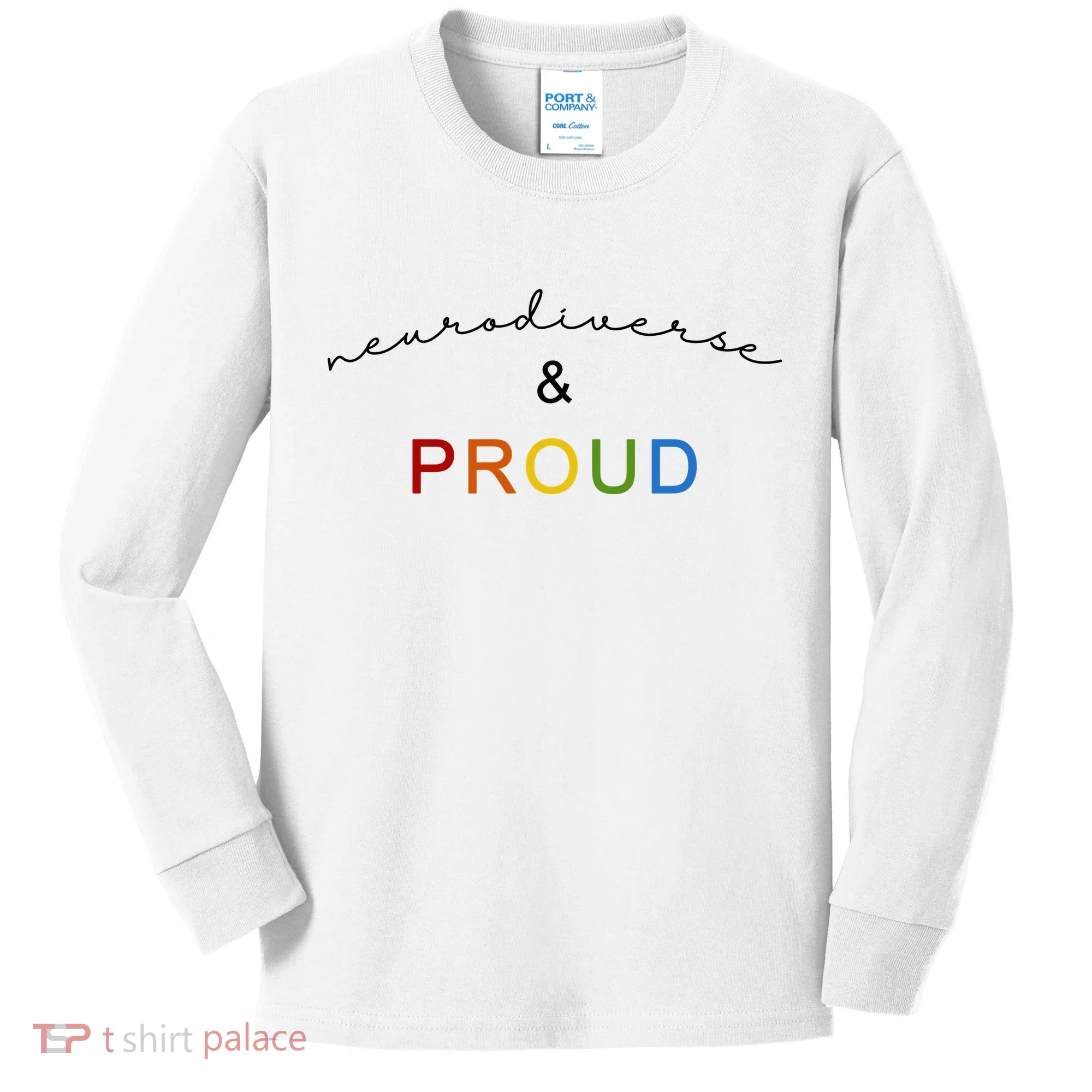 Neurodiverse And Proud Kids Long Sleeve Shirt