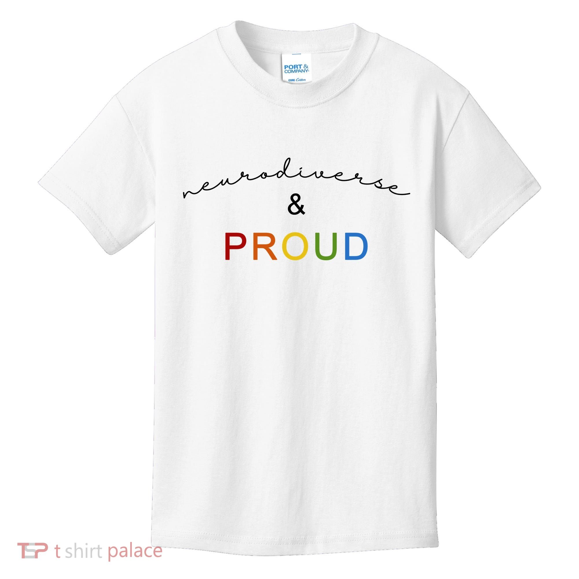 Neurodiverse And Proud Kids T-Shirt