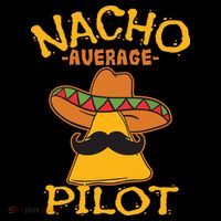 Nacho Average Pilot Aviator Flight Captain Cinco De Mayo Bucket Hat thumb 4