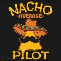 Nacho Average Pilot Aviator Flight Captain Cinco De Mayo Bucket Hat thumb 4