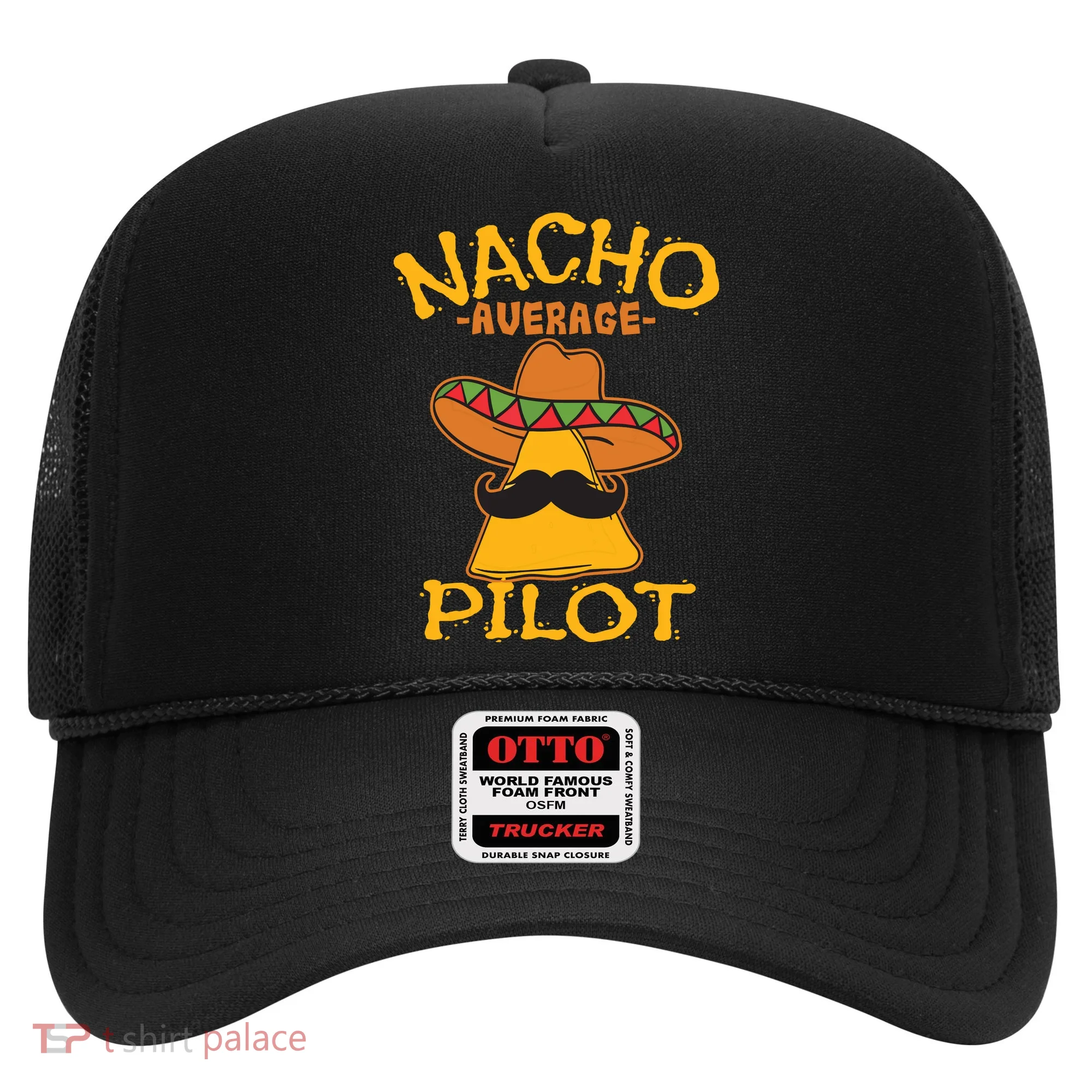 Nacho Average Pilot Aviator Flight Captain Cinco De Mayo Hat