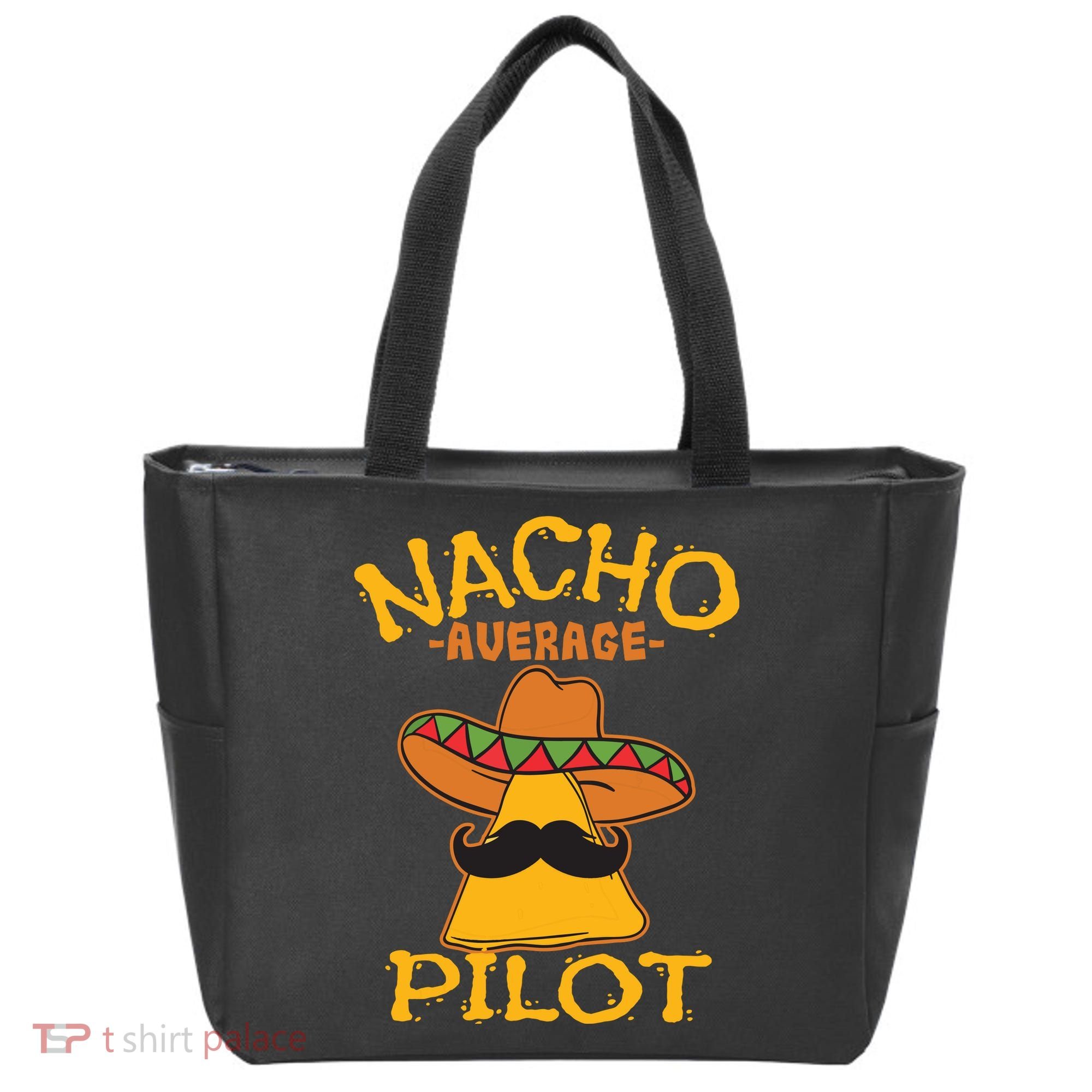 Nacho Average Pilot Aviator Flight Captain Cinco De Mayo Tote Bag