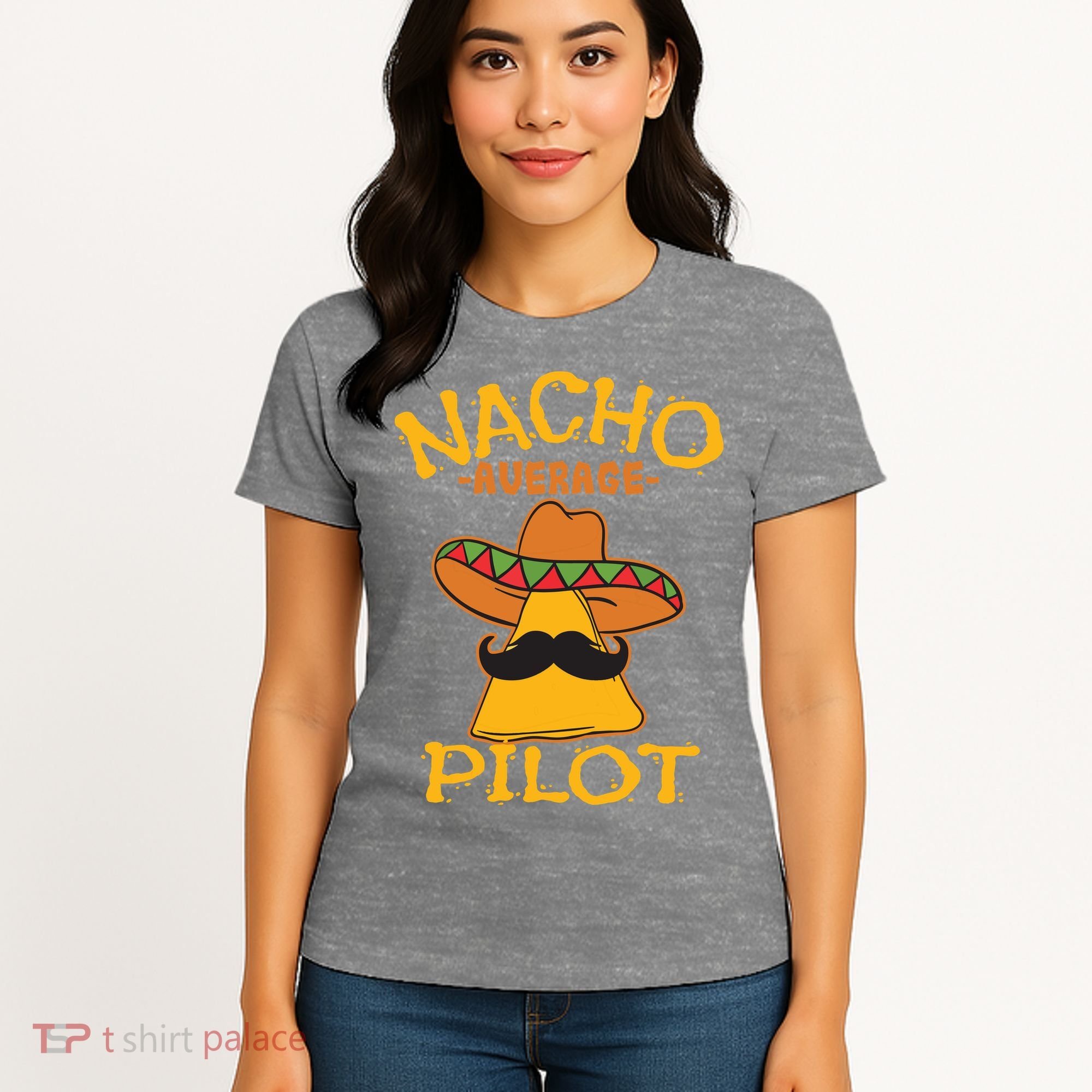 Nacho Average Pilot Aviator Flight Captain Cinco De Mayo Women's T-Shirt