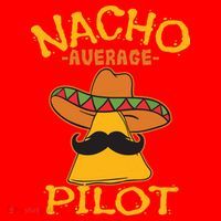 Nacho Average Pilot Aviator Flight Captain Cinco De Mayo Santa Hat thumb 1