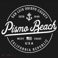 Nautical Anchor Pismo Beach California Travel Vacation Gift Bucket Hat thumb 4