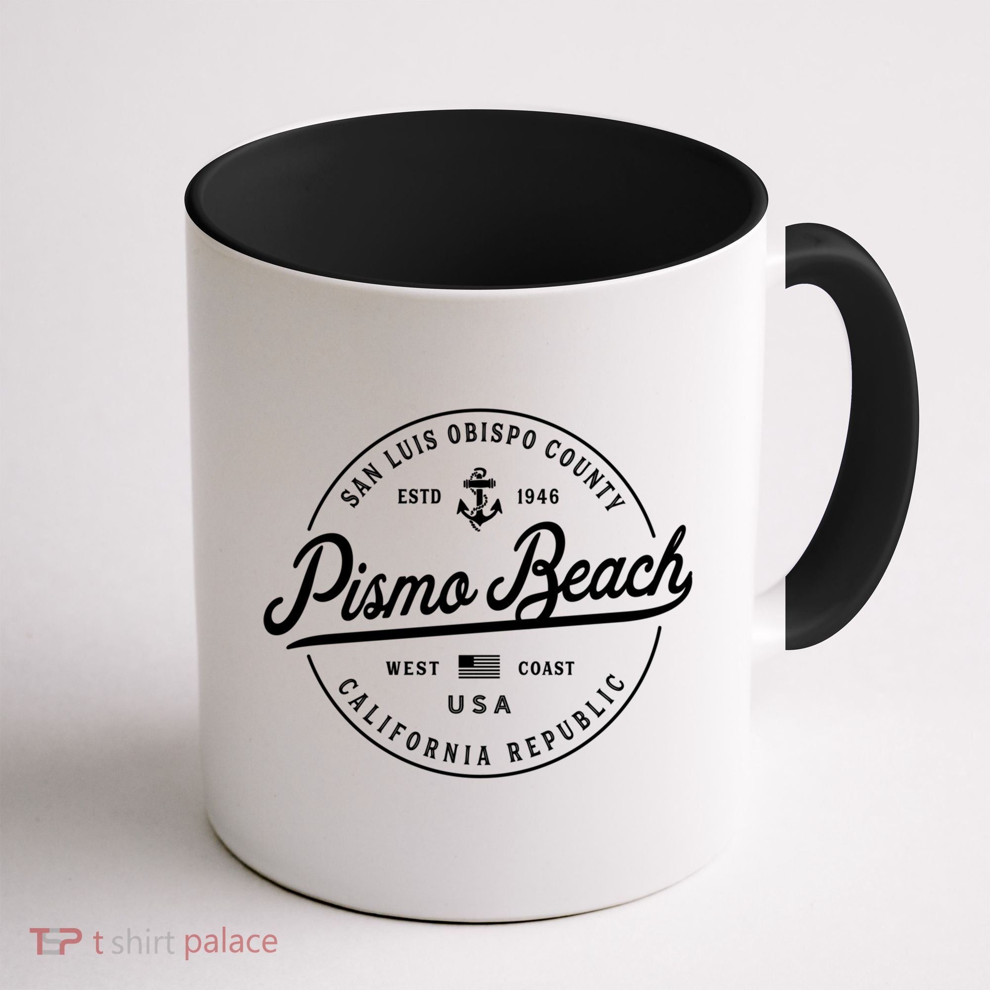 Nautical Anchor Pismo Beach California Travel Vacation Gift Coffee Mug