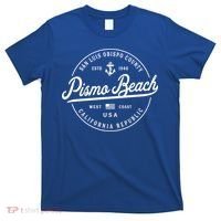 Nautical Anchor Pismo Beach California Travel Vacation Gift T-Shirt thumb 0
