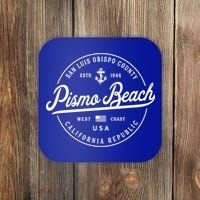 Nautical Anchor Pismo Beach California Travel Vacation Gift Coaster thumb 0