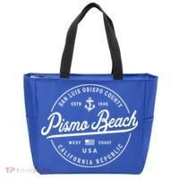 Nautical Anchor Pismo Beach California Travel Vacation Gift Tote Bag thumb 0