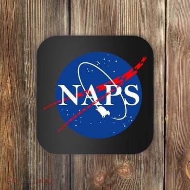 NAPS Space Parody Logo Coaster