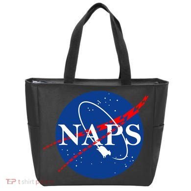 NAPS Space Parody Logo Tote Bag