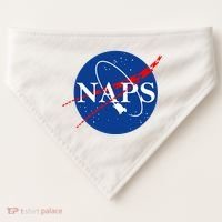 NAPS Space Parody Logo USA-Made Doggie Bandana thumb 0