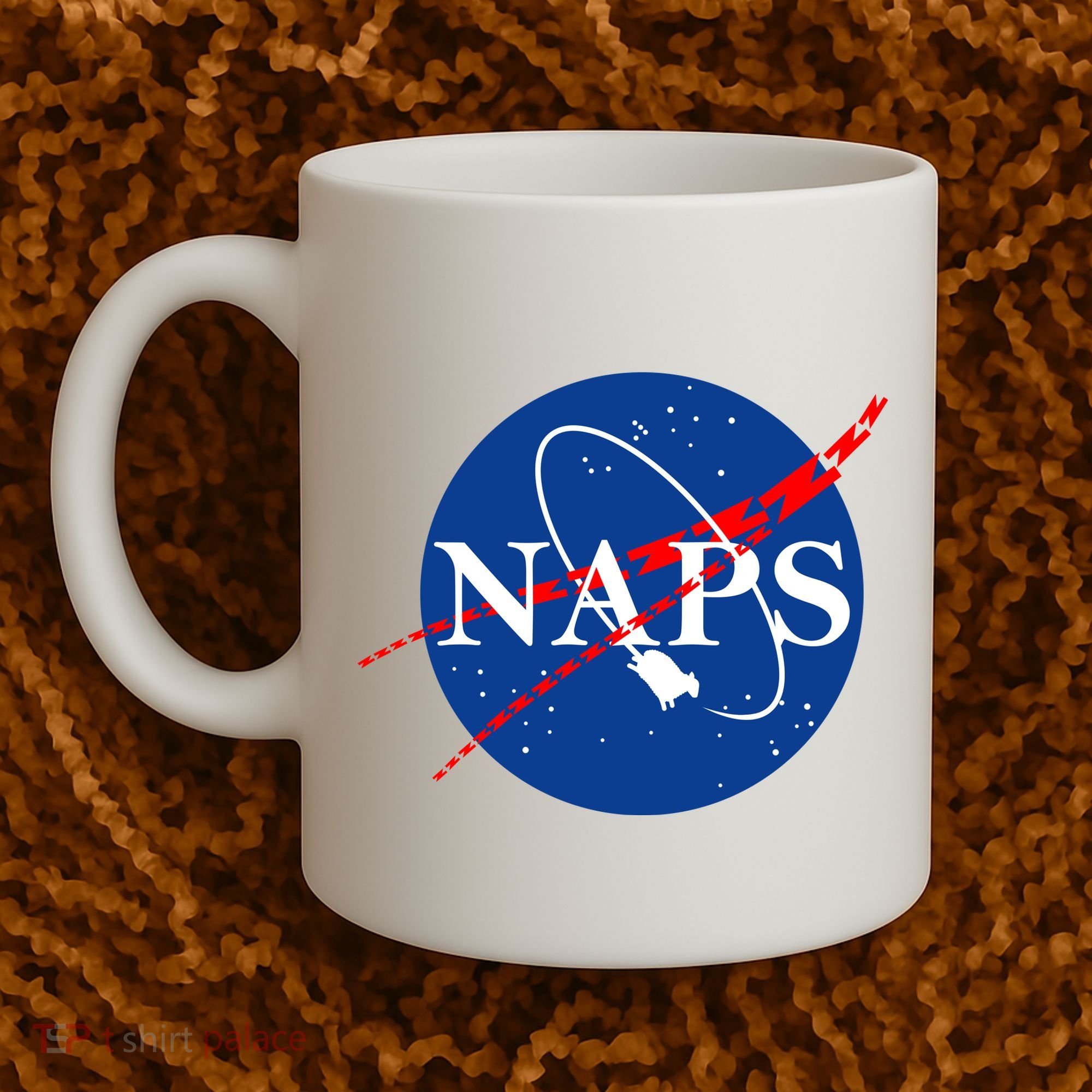 NAPS Space Parody Logo Coffee Mug