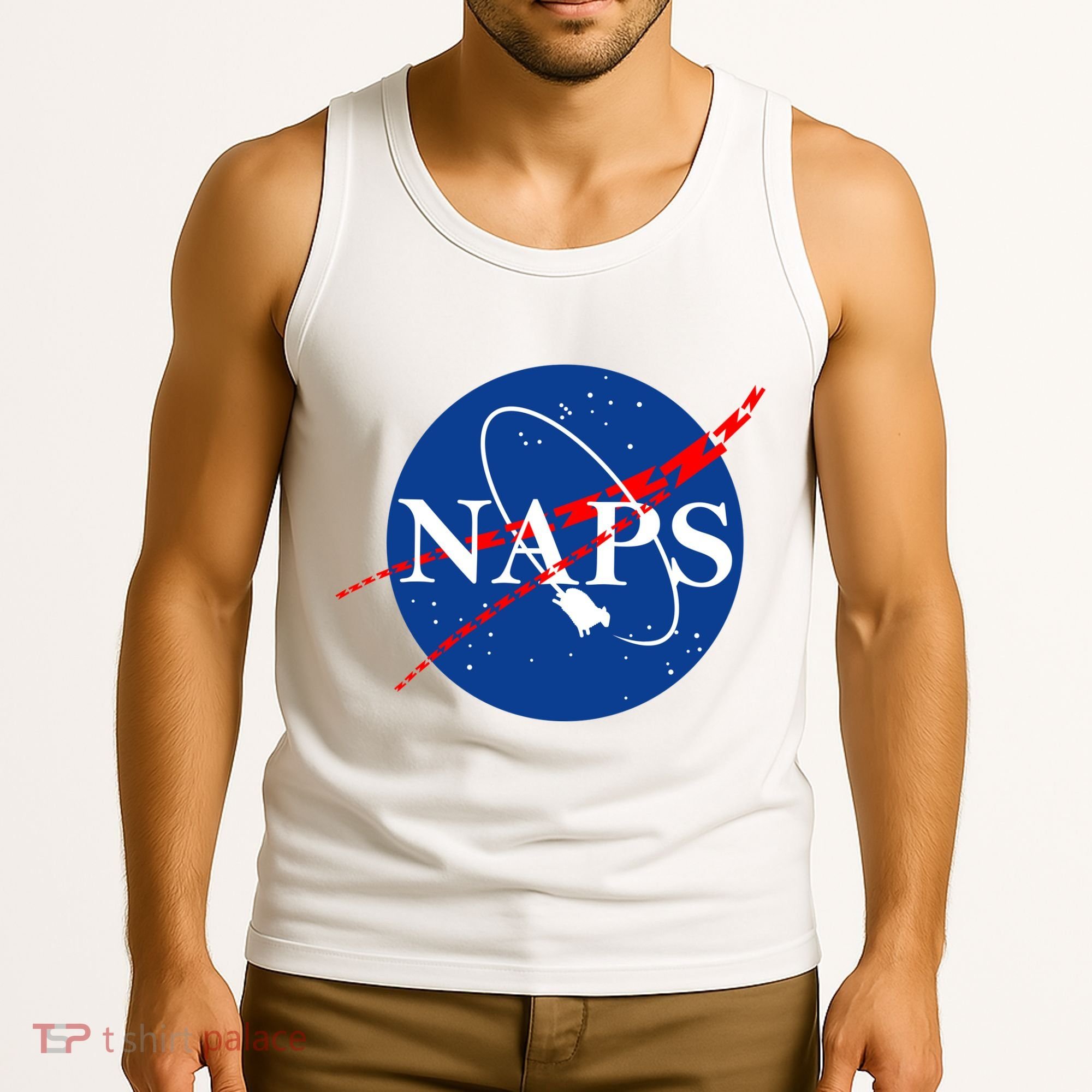 NAPS Space Parody Logo Tank Top