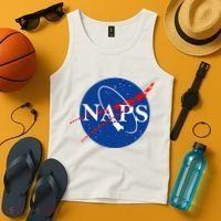 NAPS Space Parody Logo Tank Top thumb 4