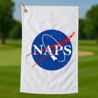 NAPS Space Parody Logo Golf Towel thumb 1