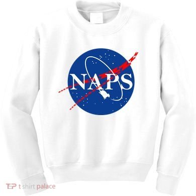 NAPS Space Parody Logo Kids Sweatshirt