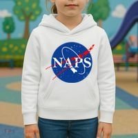 NAPS Space Parody Logo Kids Hoodie thumb 3