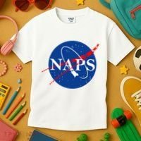 NAPS Space Parody Logo Kids T-Shirt thumb 3