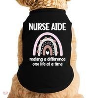 Nurse Aide Rainbow Nurse Aide Week Nursing Assistant Cute Gift Doggie Tank thumb 0