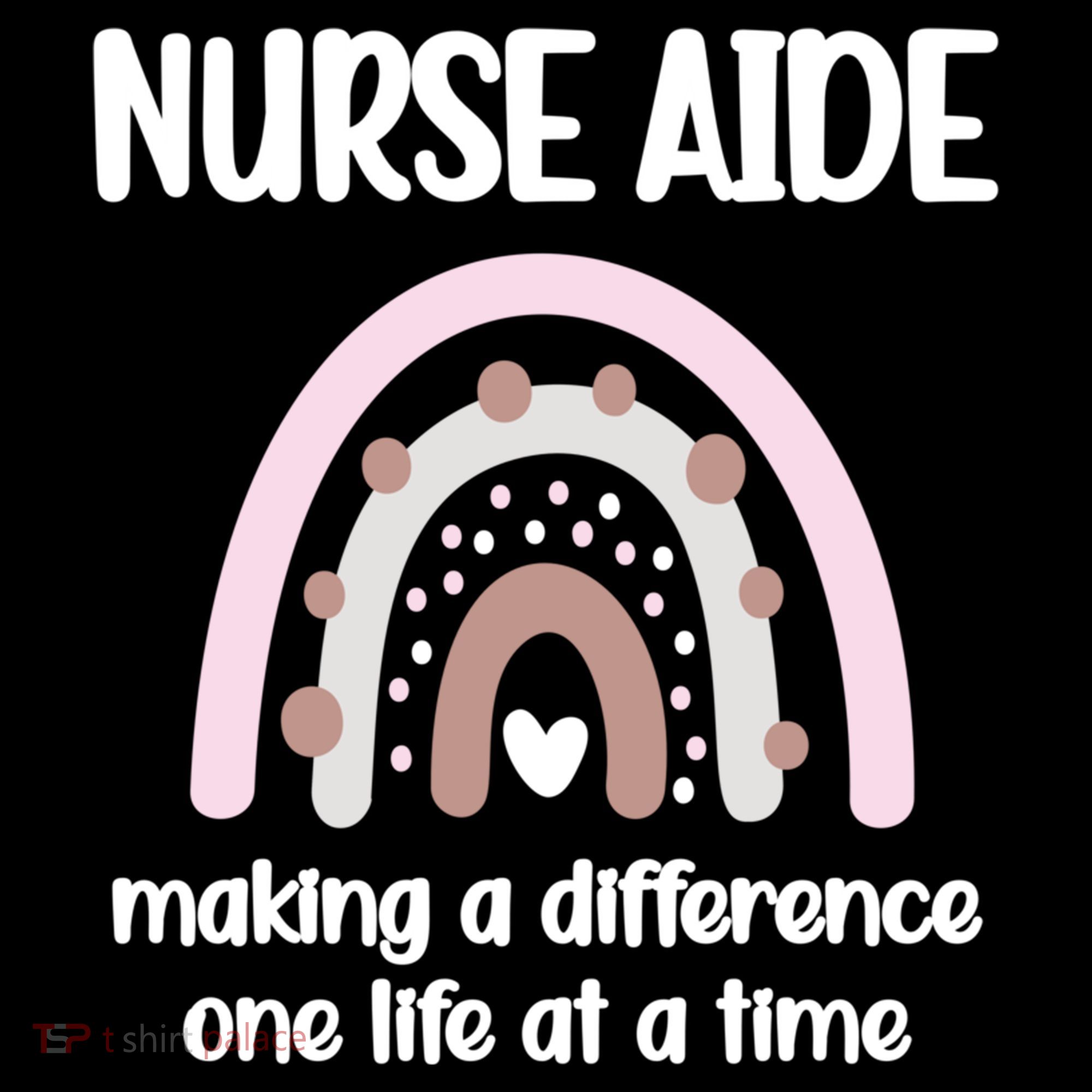 Nurse Aide Rainbow Nurse Aide Week Nursing Assistant Cute Gift Doggie Tank