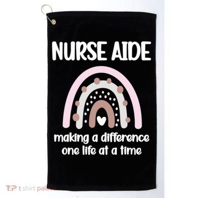 Nurse Aide Rainbow Nurse Aide Week Nursing Assistant Cute Gift Golf Towel