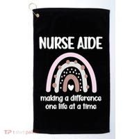 Nurse Aide Rainbow Nurse Aide Week Nursing Assistant Cute Gift Golf Towel thumb 0