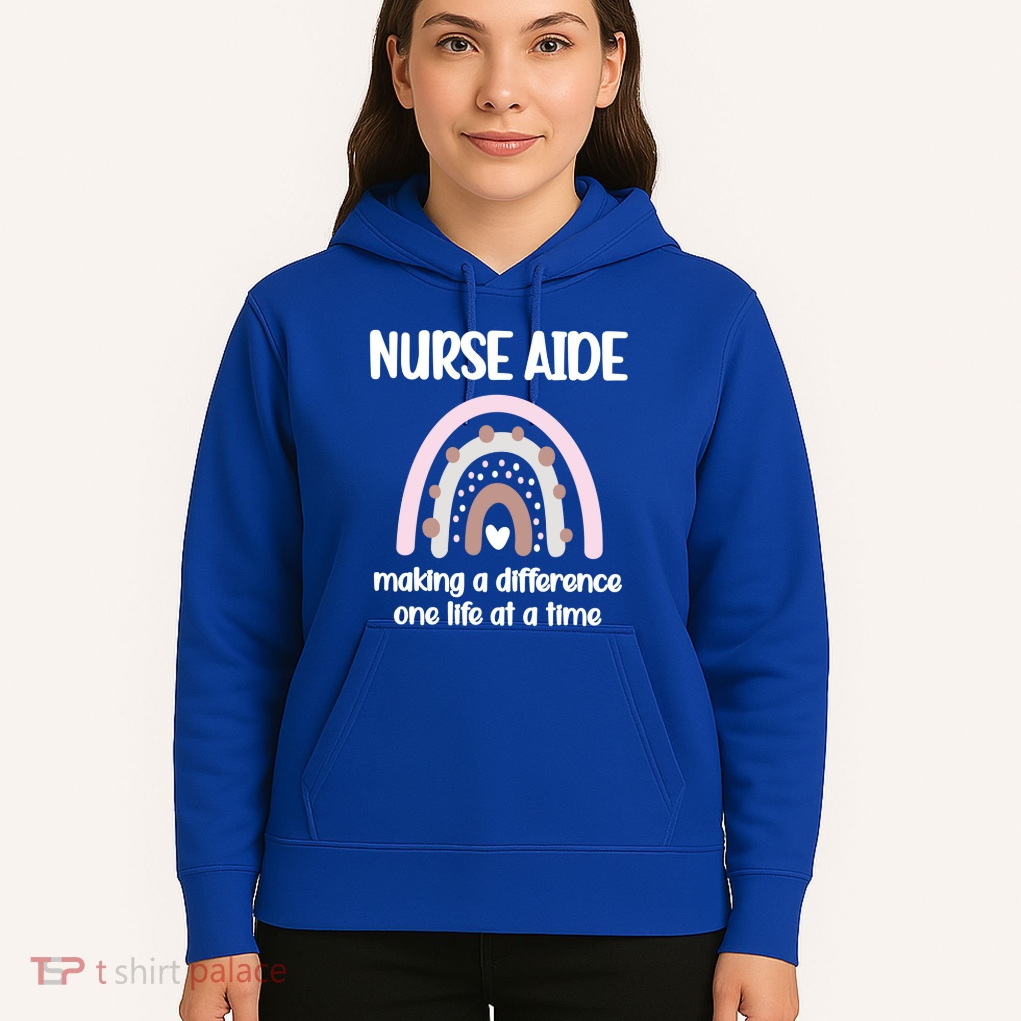 Nurse Aide Rainbow Nurse Aide Week Nursing Assistant Cute Gift Hoodie