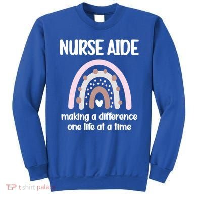 Nurse Aide Rainbow Nurse Aide Week Nursing Assistant Cute Gift Sweatshirt