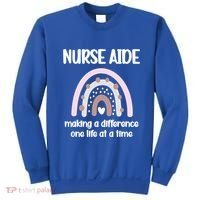 Nurse Aide Rainbow Nurse Aide Week Nursing Assistant Cute Gift Sweatshirt thumb 0